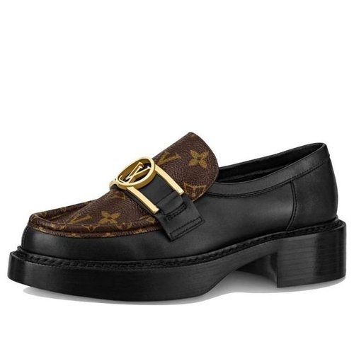 Louis Vuitton Academy Loafers - Black - YP1A7TXN