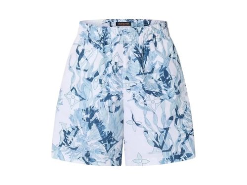 Louis Vuitton Aquagarden Monogram Swim Shorts - Blue - YP1ABJJQ