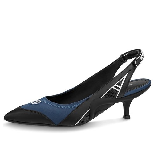 Louis Vuitton Archlight 1.0 Nautical Slingback Pumps - Black/Blue/White - YP1ABH93
