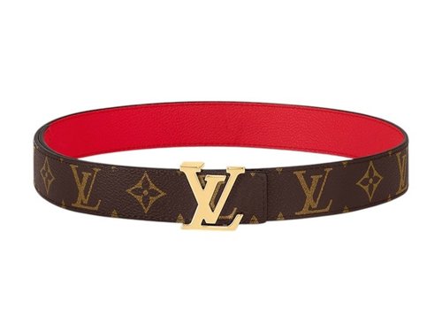 Louis Vuitton Belt LV Initiales 30mm Reversible - Monogram Cerise