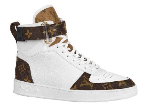 Louis Vuitton Boombox Sneaker Boot - White/Brown - YP1A87Q4