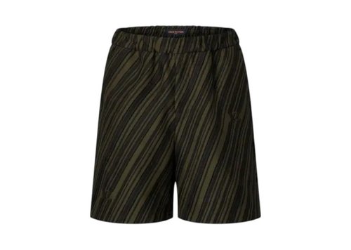 Louis Vuitton Brown Striped Print Casual Shorts - Multicolor - YP1AFAQT