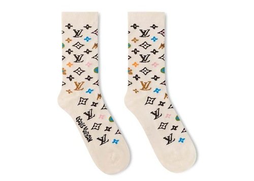 Louis Vuitton by Tyler, the Creator Monogram Craggy Socks - Beige