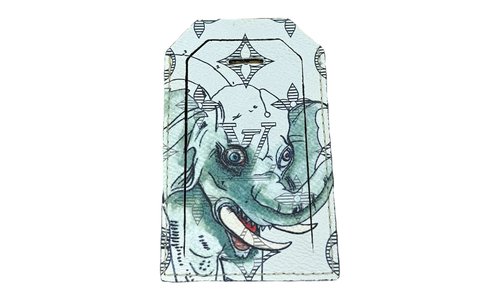 Louis Vuitton Chapman Brothers Luggage Tag LVCBLTMW