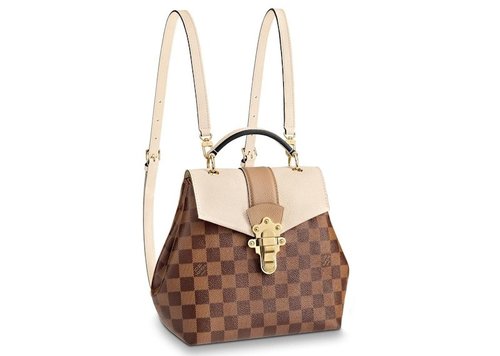 Louis Vuitton Clapton Backpack Damier Ebene - Creme