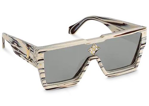 Louis Vuitton Cyclone Sunglasses - Beige
