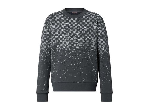 Louis Vuitton Damier Spread Print Sweatshirt - Grey - YP1AA4TI