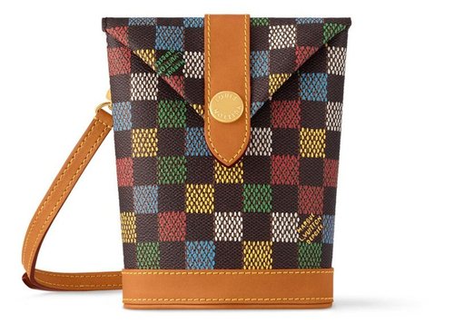 Louis Vuitton Envelope Pouch - Lv Vers Damier Ebene
