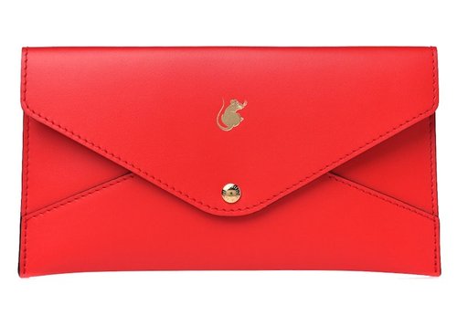 Louis Vuitton Envelope Pouch Veau Cachemire Chinese New Year Rat - Red