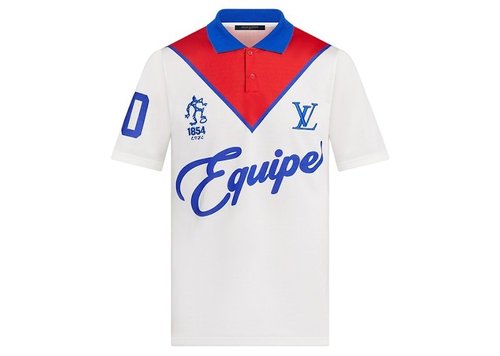 Louis Vuitton Equipe LV Polo Shirt - White - 1A96XY
