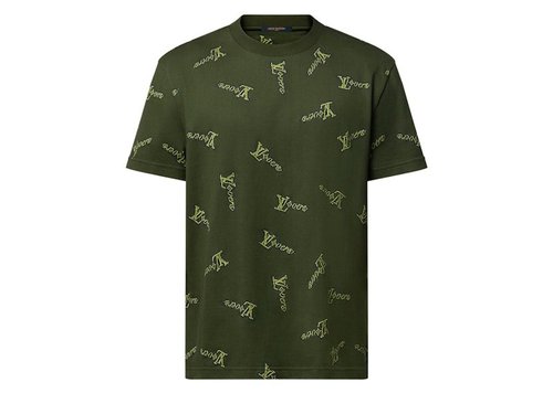 Louis Vuitton Jacquard Cotton T-Shirt - Kalamata - YP1AGJYR