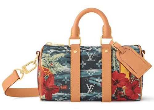Louis Vuitton Keepall Bandouliere 25 Monogram Surfin - Navy Blue