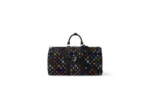 Louis Vuitton Keepall Bandoulière 50 - Black Multicolored - YPM13745