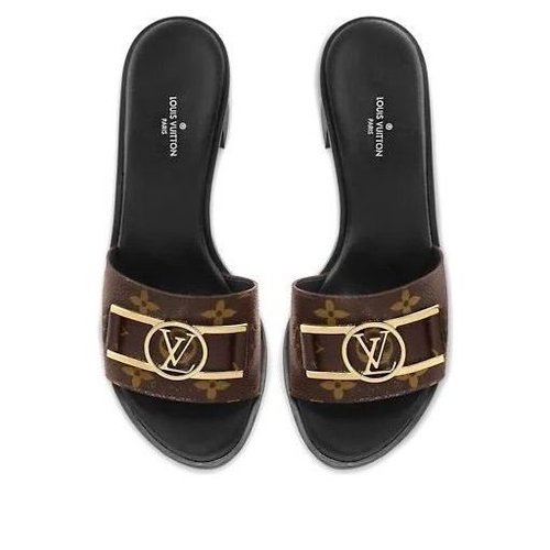 Louis Vuitton Lock It Slides - Brown/Glod - YP1A660E