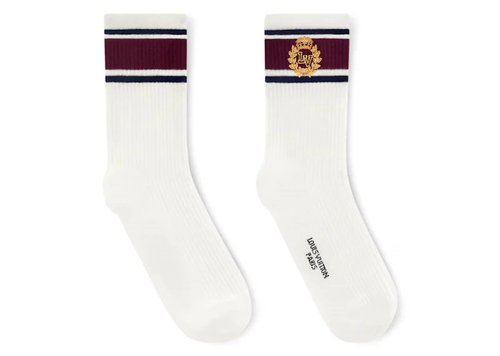 Louis Vuitton LV Crest Socks - White