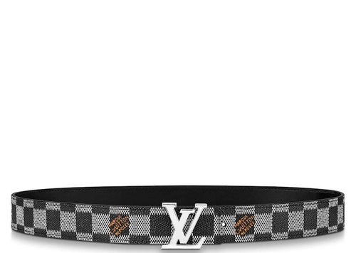Louis Vuitton LV Initiales Reversible Belt Damier 30MM - Black/White