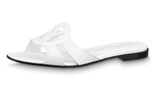 Louis Vuitton LV Isola Leather Flat Mule - YP1ABOZ3