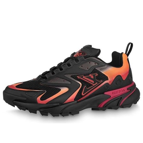 Louis Vuitton LV Runner Tatic - Black/Orange/Red - YP1ABFQO