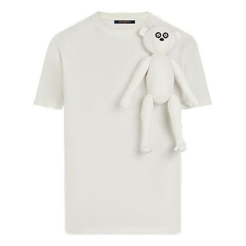 Louis Vuitton LV SS21 Doll Pendant Crewneck Short Sleeve For - White - YP1A8P0O