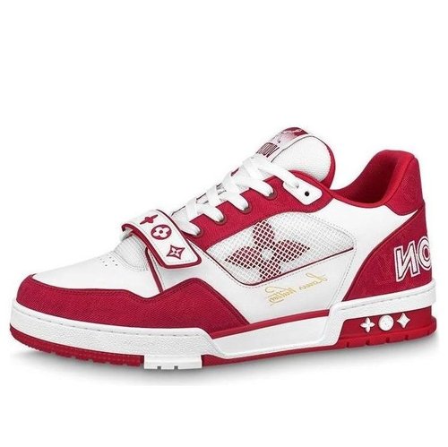 Louis Vuitton LV Trainer - White/Red - YP1ABLXH