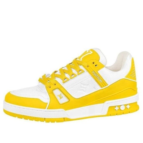 Louis Vuitton LV Trainer - White/Yellow - YP1AA6XM