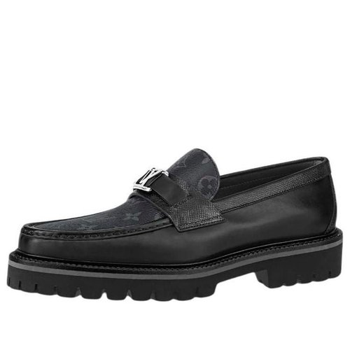 Louis Vuitton Major Loafers - Black - YP1A8YIO