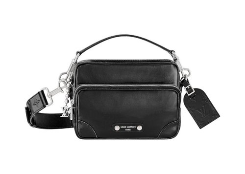 Louis Vuitton Nil City Bag Calfskin Crossbody - Black