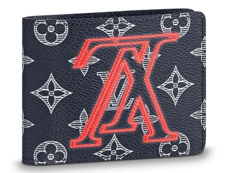 Louis Vuitton ple Wallet Monogram Upside Down Ink - Navy Blue