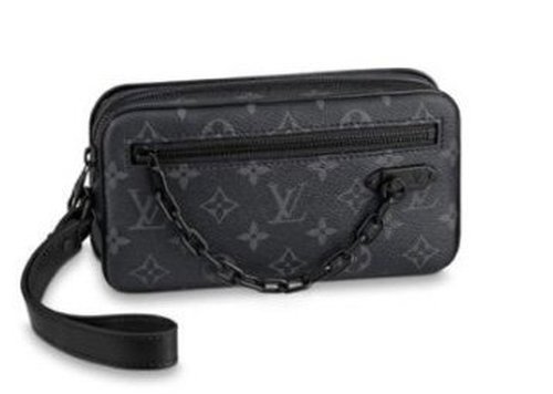 Louis Vuitton Pochette Volga Monogram Eclipse - Black