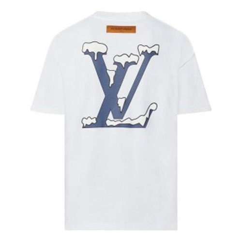 Louis Vuitton SS22 Logo Alphabet Printing Short Sleeve - White - YP1A9TAN