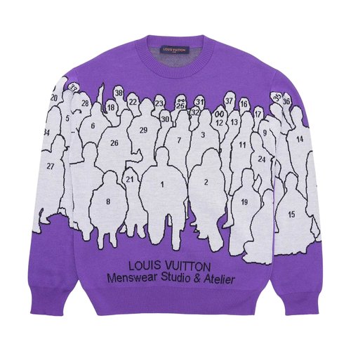 Louis Vuitton Studio Jacquard Crewneck Sweater - YP1AAHFB