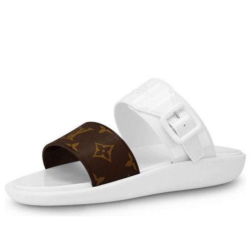 Louis Vuitton Sunbath Slides - White - YP1A66X3
