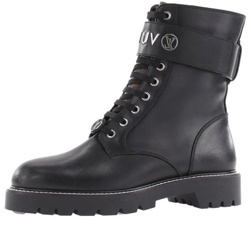 Louis Vuitton Territory Flat Ranger Boots - Black - YP1AAE3W