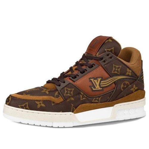 Louis Vuitton Trainer Ankle - Brown/White - YP1A8A9S
