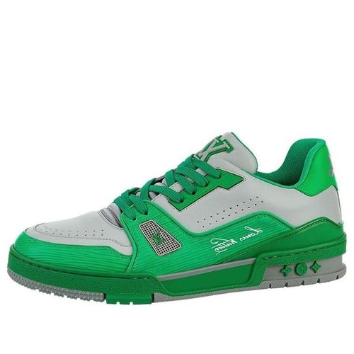Louis Vuitton Trainer - Grey/Green - YP1AA6VF