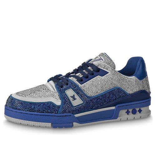 Louis Vuitton Trainer - Grey/Blue - YP1AA6QZ