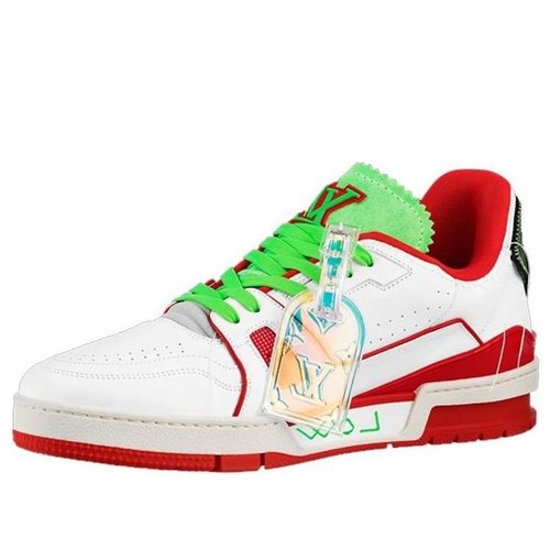 Louis Vuitton Trainer - White/Red/Green - YP1A9D7F