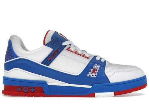 Louis Vuitton Trainer - White/Blue/Red - YP1A8ZT0
