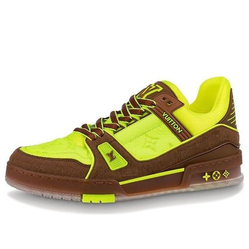 Louis Vuitton Trainers - Yellow/Brown - YP1A8Z6I