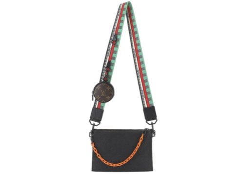 Louis Vuitton Trio Pouch Taurillon Illusion - Silver