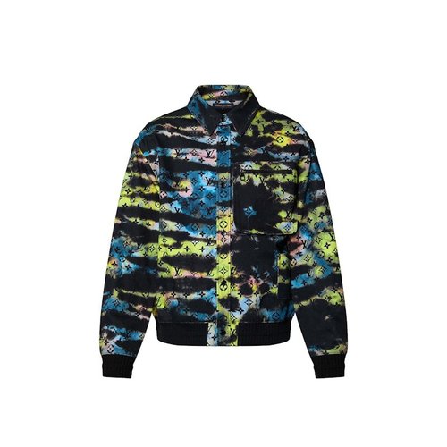 Louis Vuitton Upcycled Denim Blouson - With Monogram Tie/Dye Motif - YP1ABJGP