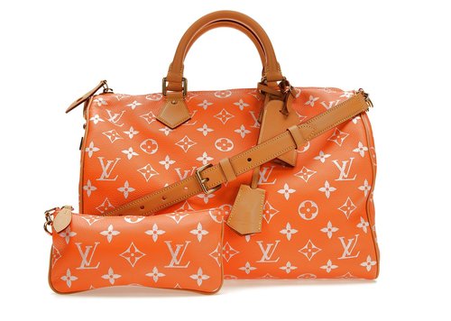 Louis Vuitton VIA Speedy P9 Bandouliere 40 Monogram Leather - Orange
