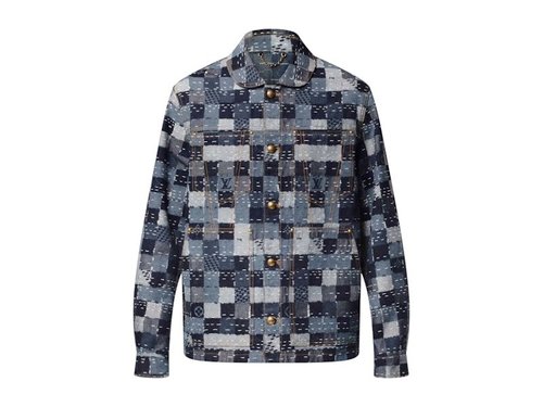 Louis Vuitton x Nigo Damier Denim Workwear Jacket - Indigo - YP1AILMN