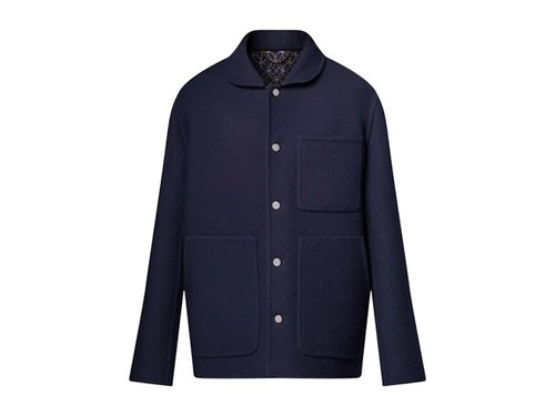 Louis Vuitton x Nigo Double Face Workwear Jacket - Deep Navy Blue - YP1AILPE