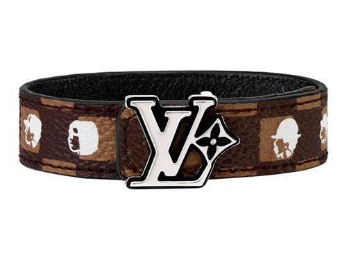Louis Vuitton x Nigo LV Flower Damier Phriendship Reversible Bracelet - Brown - YPM4429E