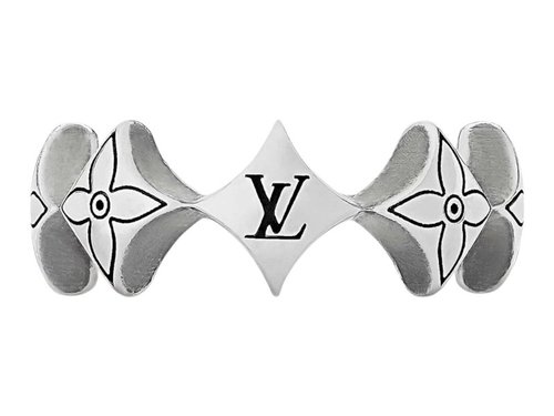 Louis Vuitton x Nigo LV Spiky Flower Ring - Black - YPM1790M