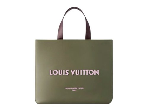 Louis Vuitton x Nigo Mini Shopper Tote - Khaki Green