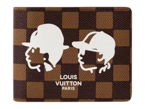 Louis Vuitton x Nigo ple Wallet - Brown