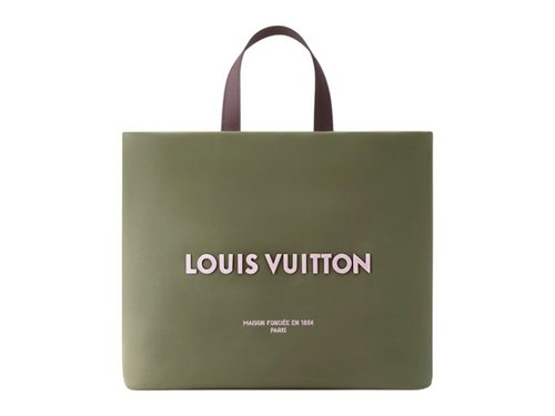 Louis Vuitton x Nigo Shopper Tote MM - Khaki Green