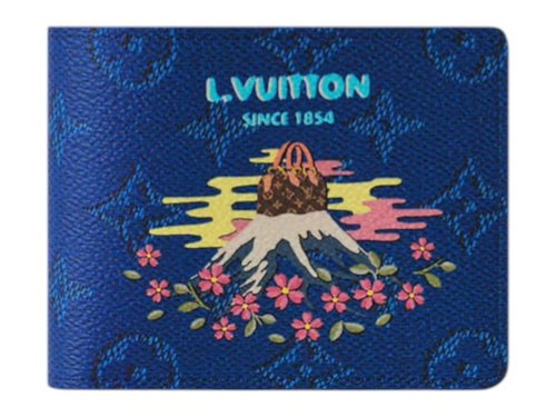 Louis Vuitton x Nigo Slender Wallet - Blue